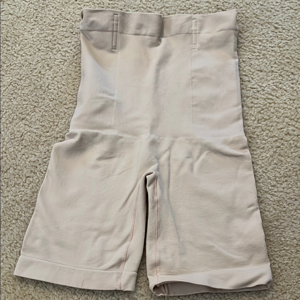 Shapermint High-Waisted Cream Compression Shapewear